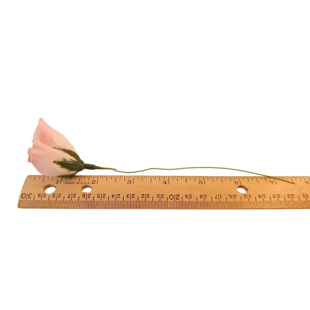 24 Pink Mauve Silk Rose Picks 1 in Artificial Flowers Wedding Craft Floral Decor